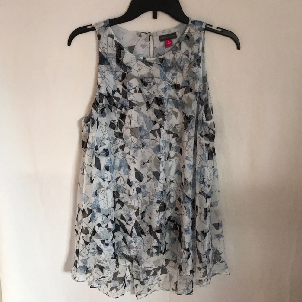 Vince Camuto Geometric Patterned Blouse